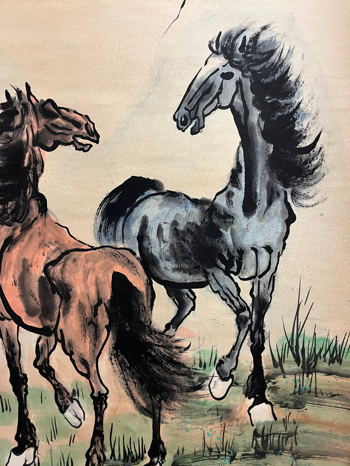 Horses Under a Tree