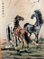 Horses Under a Tree